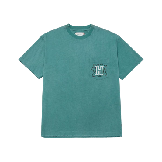 Floral Pocket T-Shirt - Teal