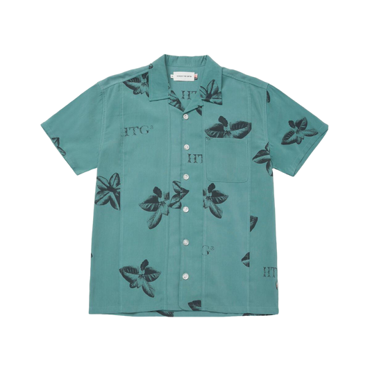 S/S Tobacco Woven Shirt - Teal