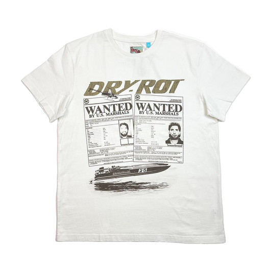 Dry Rot Wanted Tee (White)